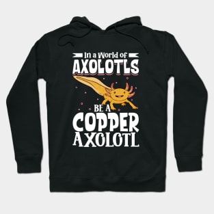 Be a Copper Axolotl Hoodie